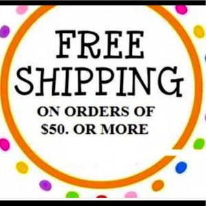 Free shipping on orders of 50$ or more